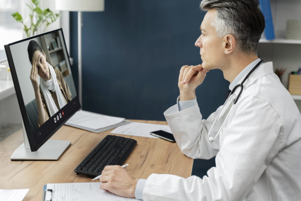 Offer a secure video consultation to patients