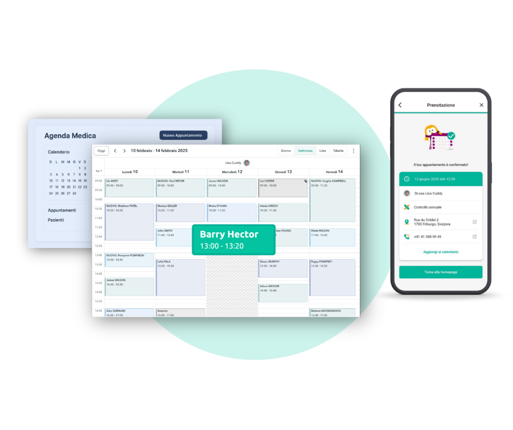 Perché dovrei integrare la prenotazione di appuntamenti online di onedoc nel software del mio studioOneDoc è ben configurato e il suo software è integrato.