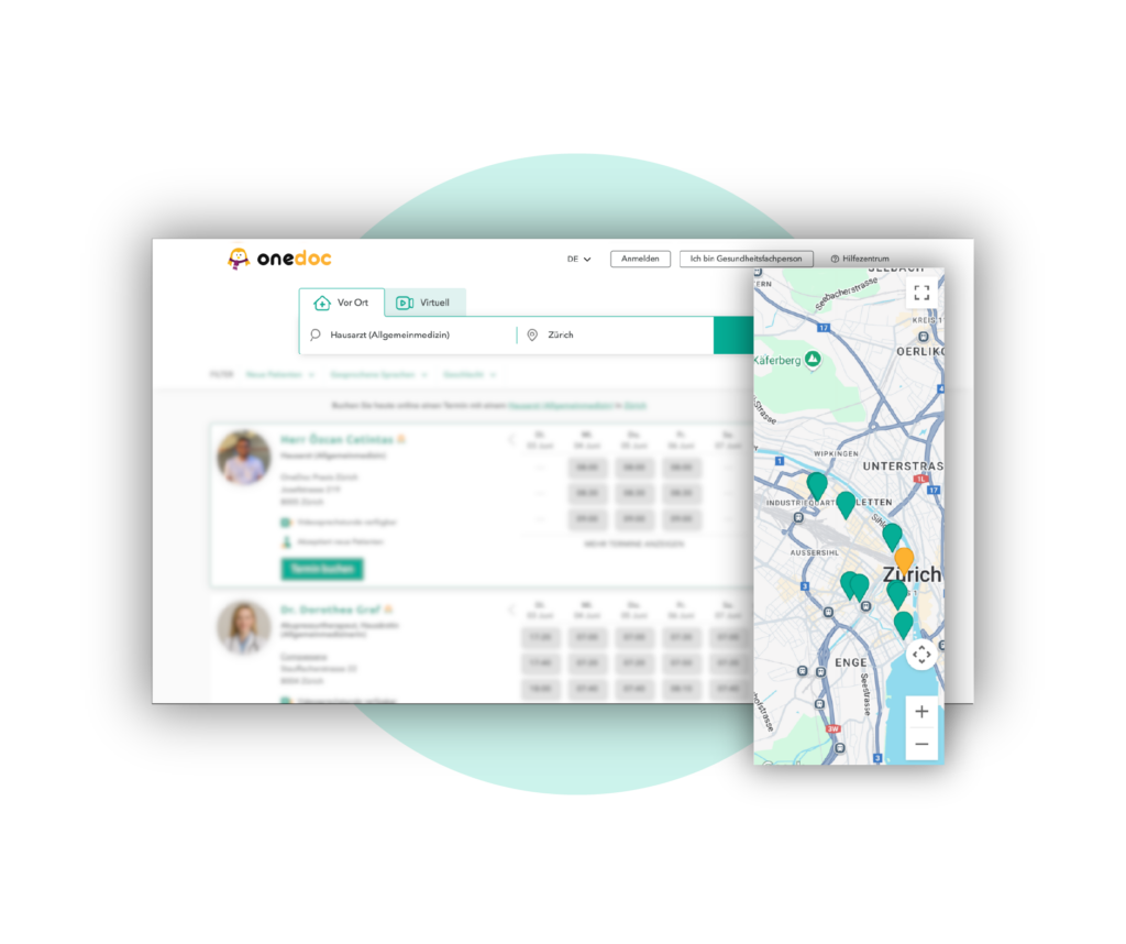 Mit OneDoc profitieren Ärzte von optimiertem SEO und Ranking auf Suchmaschinen