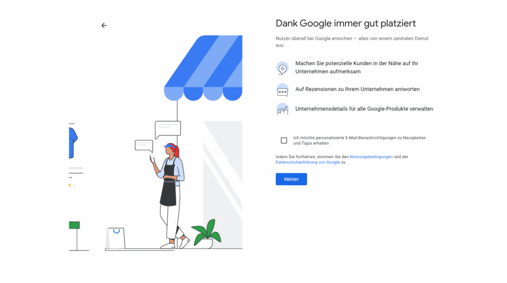 Add your contact details to your Google Business Profile