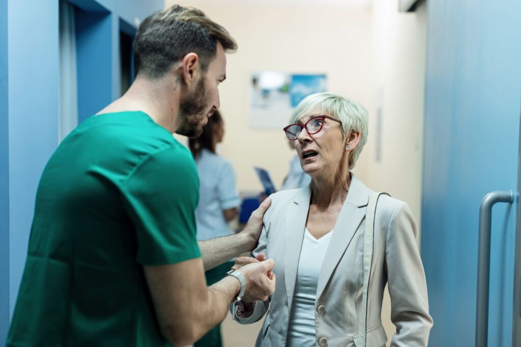 Learn how to best communicate with aggressive patients