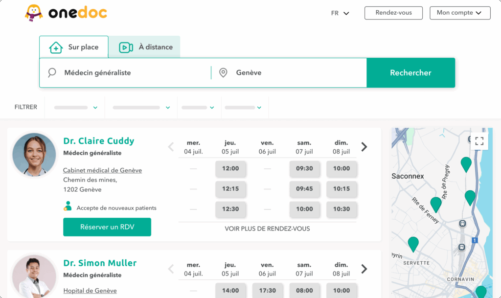 Liste-professionnel-sant-OneDoc-Pro Liste de professionnels de santé sur OneDoc Pro
