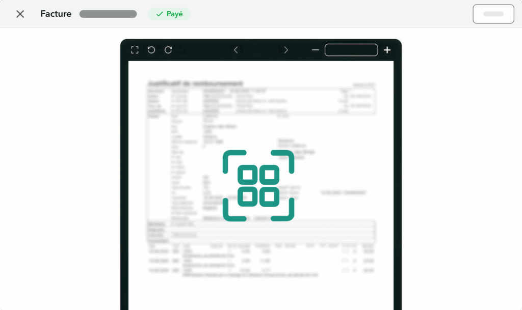 QR-facture-OneDoc-Pro Facture QR générée sur OneDoc Pro, simplifiée pour l'exemple