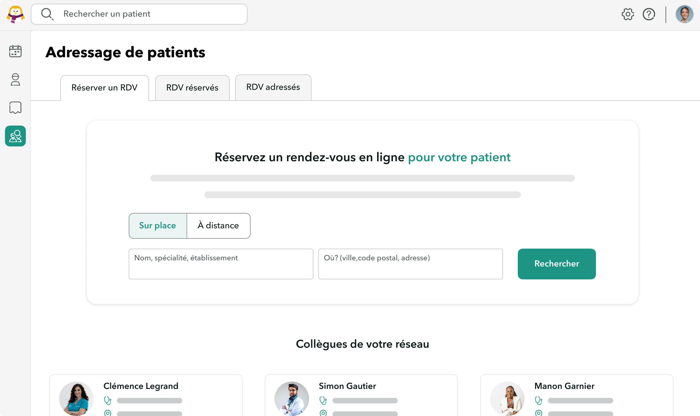 adressage-patient-spécialiste-OneDoc-Pro Adressez vos patients à un spécialiste qualifié.