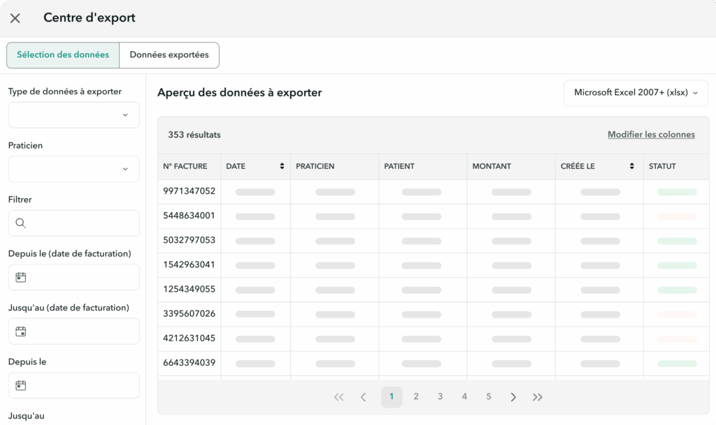export-donnees-facture-comptatilite-OneDoc-Pro Export des données depuis OneDoc Pro pour simplifier la comptabilité des professionnels de santé