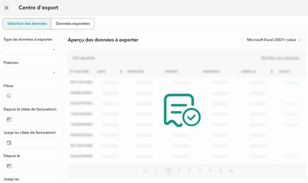 gain-temps-fiduciere-OneDoc-Invoice Centre d'export de données OneDoc Invoice avec une icône rappelant la fiducière