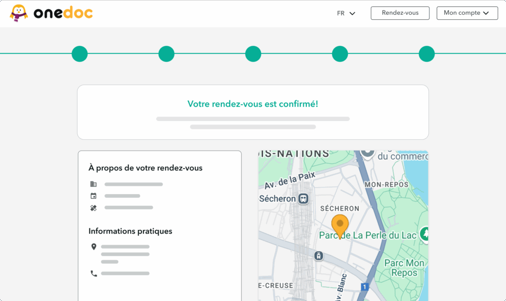rendez-vous-en-ligne-confirme-OneDoc-Pro Confirmation de rendez-vous sur onedoc.ch