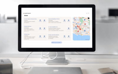 Computer screen displaying Bing Places for Business results