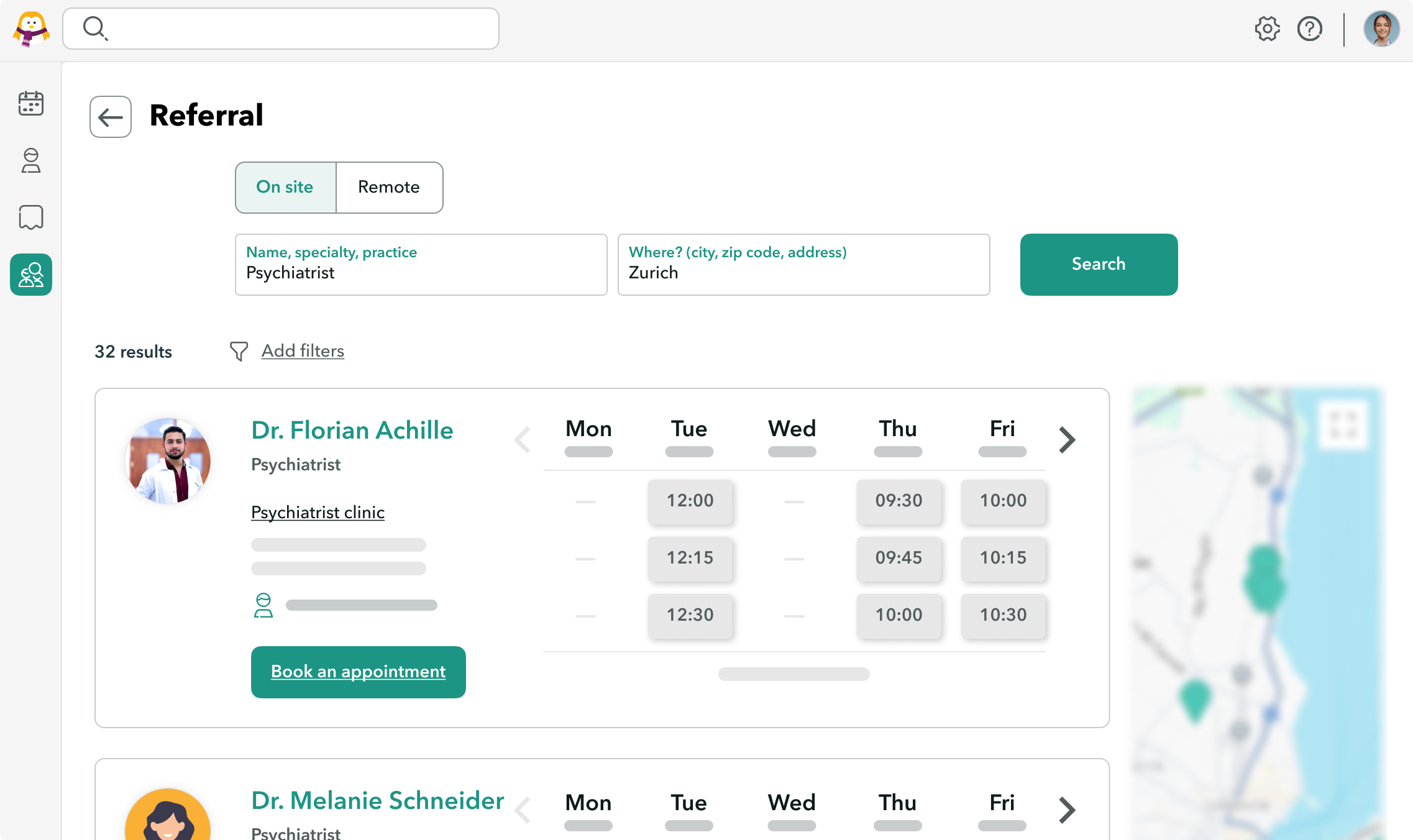 Referral-find-healthcare-professional View the OneDoc Pro profile search to find a specialist to treat your patients