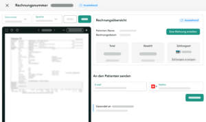 Psychotherapie-Beratung-ohne-Verschreibung Vorschau einer Rechnung in OneDoc Invoice