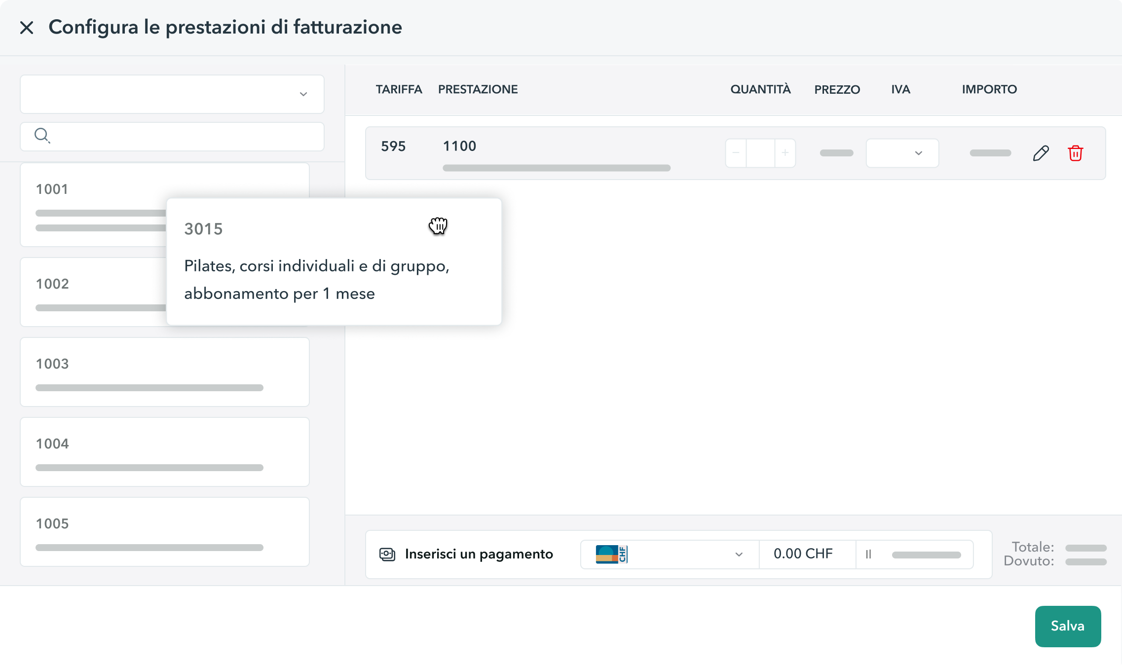 Prezzo-fattura-tariffa-595 Creazione di una fattura con tariffa 595 dall'interfaccia OneDoc Pro